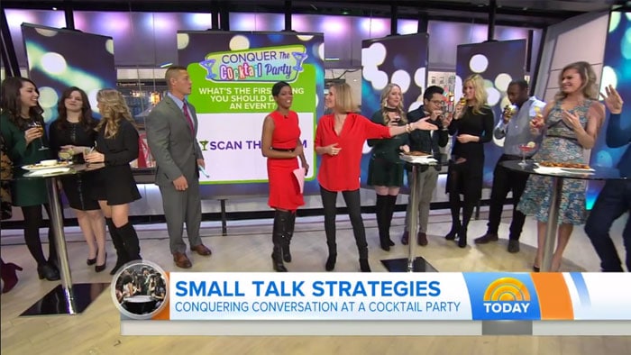 The Today Show: Small Talk Strategies at Cocktail Parties